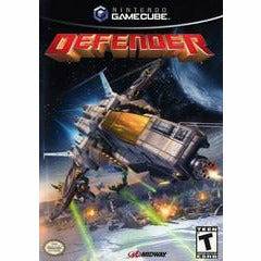 Front cover view of Defender for GameCube