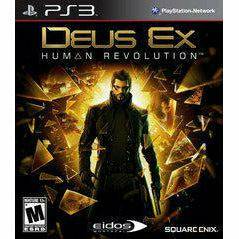 Front cover view of Deus Ex: Human Revolution for PlayStation 3