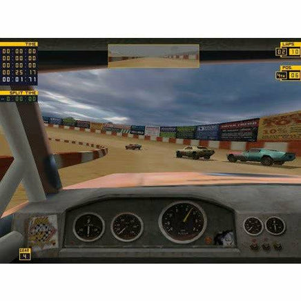 Cockpit view of Dirt Track Racing for PC