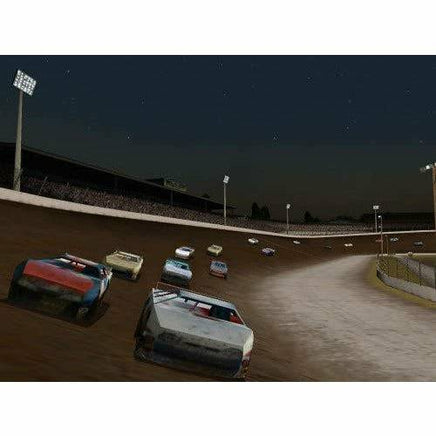 Rearview in cockpit of Dirt Track Racing for PC