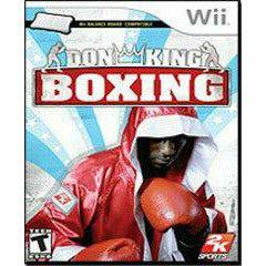 Front cover view of Don King Boxing for Wii
