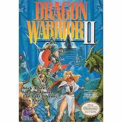 Front cover view of Dragon Warrior II for NES