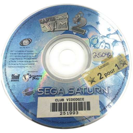 Earthworm Jim 2 - Sega Saturn (LOOSE) - Premium Video Games - Just $69.99! Shop now at Retro Gaming of Denver
