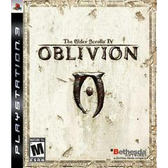 Front cover view of Elder Scrolls IV Oblivion - PlayStation 3