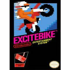 Front cover view of Excitebike for NES