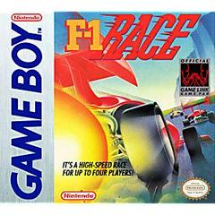 Front cover view of F1 Race for GameBoy