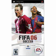 Front cover view of FIFA 06 - PSP