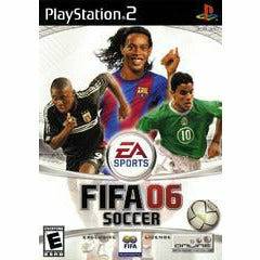 Front cover view of FIFA 06 for PlayStation 2