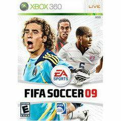 Front cover view of FIFA Soccer 09 for Xbox 360