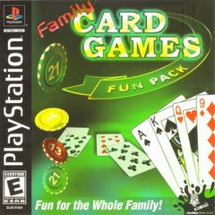 Front cover view of Family Card Games Fun Pack for PlayStation