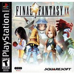 Front cover view of Final Fantasy IX Playstation