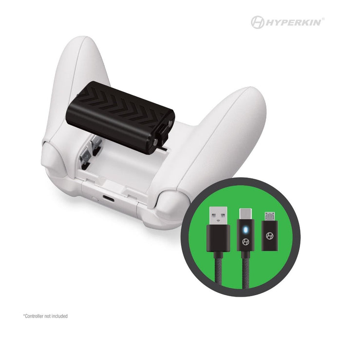 Game N' Charge Battery Kit (Black) Compatible With Xbox Series X® / Xbox Series S®/ Xbox One - Premium Video Game Accessories - Just $19.99! Shop now at Retro Gaming of Denver