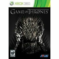 Front cover view of Game Of Thrones for Xbox 360