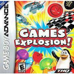 Front cover view of Games Explosion for GameBoy Advance