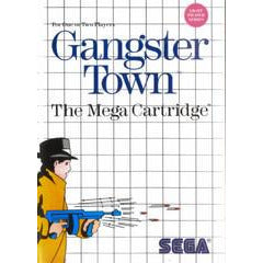 Front cover view of Gangster Town -  Sega Master System