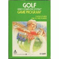 Front cover view of Golf for Atari 2600