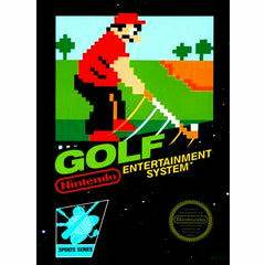 Front cover view of Golf for NES