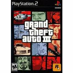 Front cover view of Grand Theft Auto III for PlayStation 2