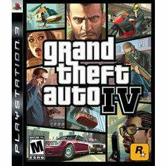 Front cover view of Grand Theft Auto IV for PlayStation 3