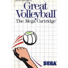 Front cover view of Great Volleyball - Sega Master System