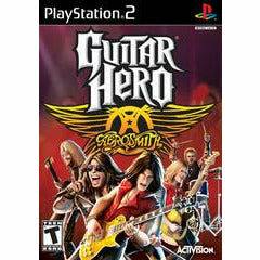 Front cover view of Guitar Hero Aerosmith for PlayStation 2
