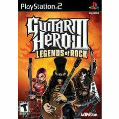 Front cover view of Guitar Hero III Legends Of Rock for PlayStation 2