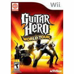 Front cover view of Guitar Hero World Tour for Wii