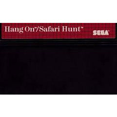 Top view of Hang-On And Safari Hunt Sega Master System