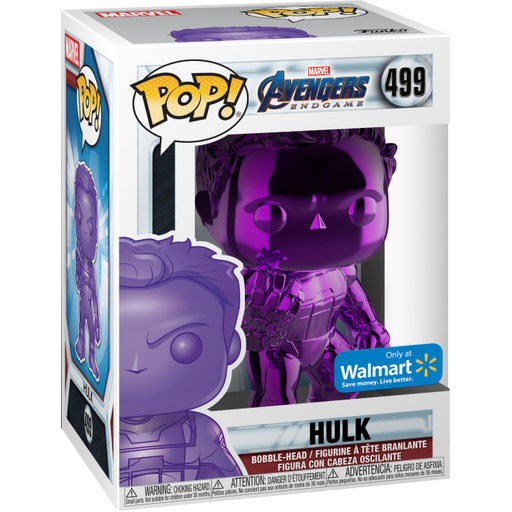 Hulk (Chrome Purple) Pop Figure (Walmart Exclusive)) Pop! Vinyl Figure #499 - Premium Dolls, Playsets & Toy Figures - Just $19.99! Shop now at Retro Gaming of Denver