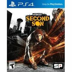 Front cover view of Infamous Second Son for PlayStation 4