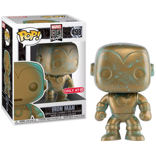 Iron Man Marvel 80th Anniversary Patina (Exclusive) Pop! Vinyl Figure #498 - Premium Dolls, Playsets & Toy Figures - Just $20.99! Shop now at Retro Gaming of Denver