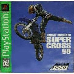 Front cover view of Jeremy McGrath Supercross 98 [Greatest Hits] for PlayStation