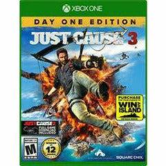 Front cover view of Just Cause 3 for Xbox One