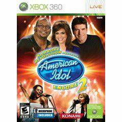 Front cover view of Karaoke Revolution American Idol Encore 2 for Xbox 360