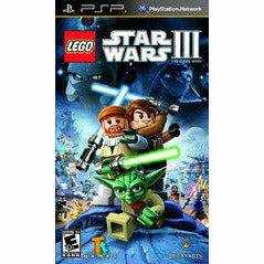 Front cover view of LEGO Star Wars III: The Clone Wars for PSP