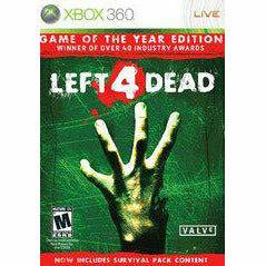 Front cover view of Left 4 Dead [Game Of The Year Edition] for Xbox 360