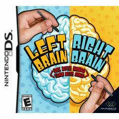 Front cover view of Left Brain Right Brain for Nintendo DS