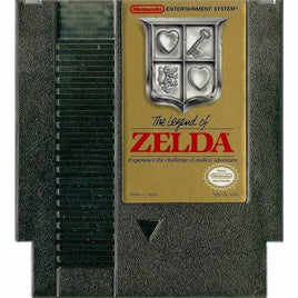 View of Legend Of Zelda - NES cartridge gold
