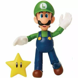 SUPER MARIO Action Figure 2.5 Inch Luigi with Star Accessory Collectible Toy - Premium  - Just $18.99! Shop now at Retro Gaming of Denver