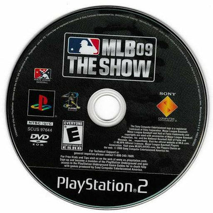 Disc View of MLB 09: The Show for PlayStation 2