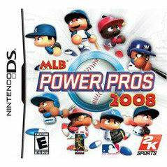 Front cover view of MLB Power Pros 2008 for Nintendo DS