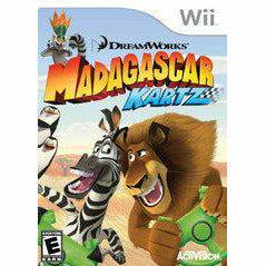 Front cover view of Madagascar for Wii