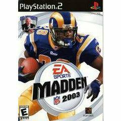 Madden 2003 - PlayStation 2 - Premium Video Games - Just $3.99! Shop now at Retro Gaming of Denver