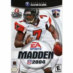 Front cover view of Madden 2004 for GameCube