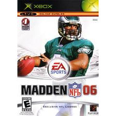 Front cover view of Madden 2006 - Xbox