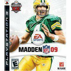 Front cover view of Madden 2009 for PlayStation 3