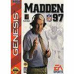 Front cover view of Madden 97 for Sega Genesis