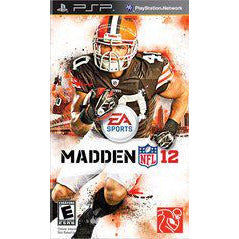 Front cover view of Madden NFL 12 - PSP
