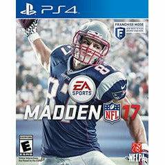 Front cover view of Madden NFL 17 for PlayStation 4