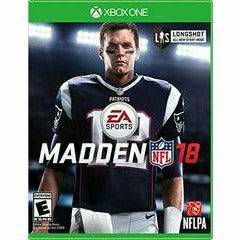 Front cover view of Madden NFL 18 for Xbox One